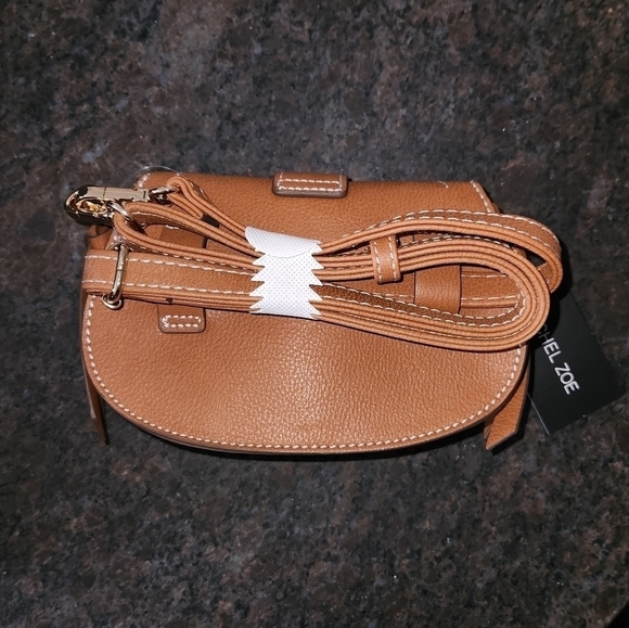 Rachel Zoe Edessi Vegan Leather Brown Crossbody & Belt Bag - Picture 10 of 11